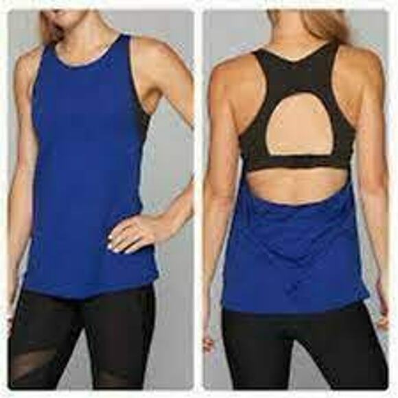 Athleta Tops - ATHLETA Royal Blue Womens Sculptek Rep Support Tank Size S